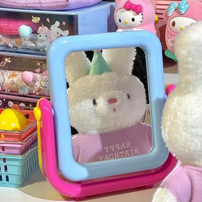 Macaron Color Matching Double-Sided Mirror: Car paint protective film