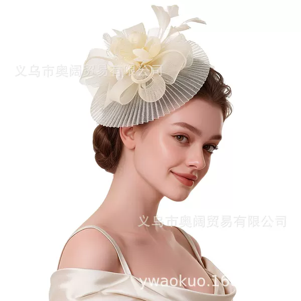 Cross-border European and American Amazon bridal extravagant headpiece, horse racing season, dance party, banquet, and party hair accessories and headwear supplier