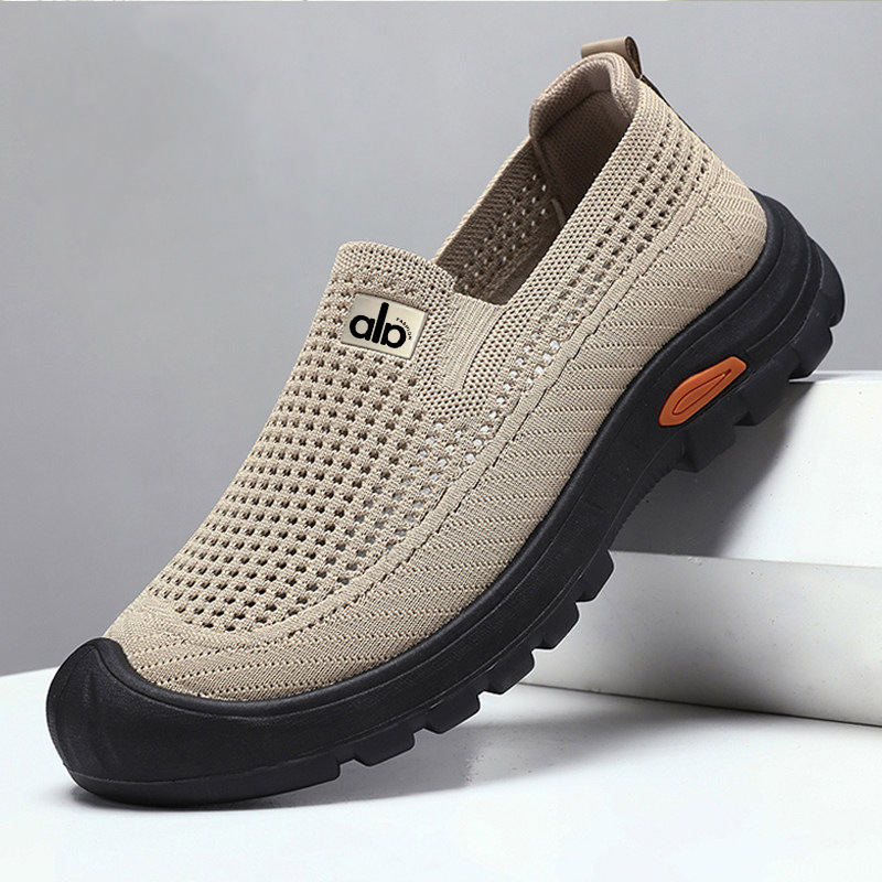New Summer Mesh Shoes for Men, Slip-On Dad Shoes, Breathable Mesh, Lightweight Sports and Leisure Shoes for Middle-Aged and Elderly People New Summer Mesh Shoes for Men, Slip-On Dad Shoes, Breathable Mesh, Lightweight Sports and Leisure Shoes for Middle-Aged and Elderly People