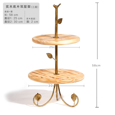 Postre de madera decoración de la Mesa traje de madera maciza de múltiples capas soporte de la torta soporte decoración de la boda apoyos bosque decoración mesa