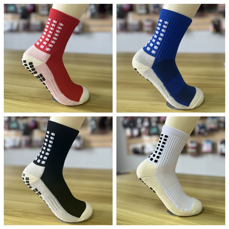 Футбольные носки, мужские противоскользящие носки для полотенец со средней трубкой, утолщенные спортивные носки для тренировок и соревнований