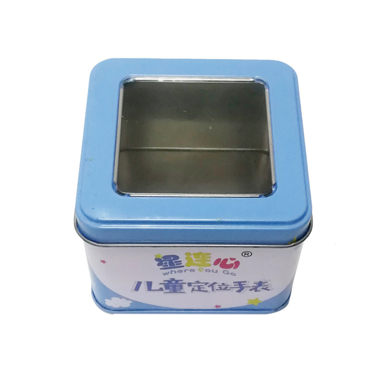 手表罐小天才小米电子表包装罐通用手表儿童包装马口铁印刷铁罐
