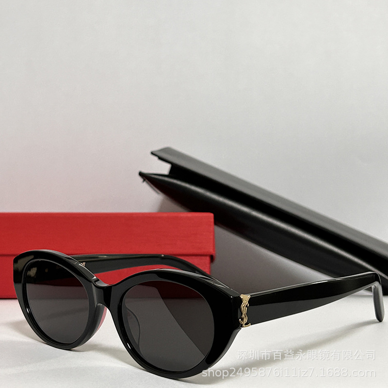 ハイエンドヤングツリーキャットアイサングラスレディースファッションヨーロッパとアメリカの貿易クロスボーダー抗UVサングラスメンズM148