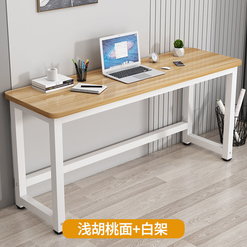 Rounded Computer Desk Desktop Home Student Study Table Wall-Mounted Narrow Edge Long Square Desk Bedroom Office Desk