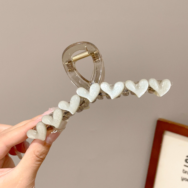 2025 estilo coreano nuevo clip de tiburón grande temperamento elegante pinza para el cabello de alta calidad para mujer