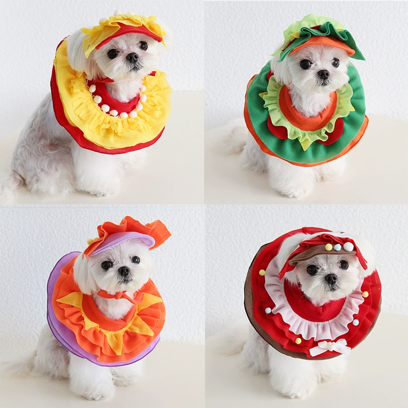 Petstyle наряд для трансформации домашних животных, нагрудник, шарф для слюны, забавная шапка-нагрудник для кошек и собак, наряд на Хэллоуин, день рождения