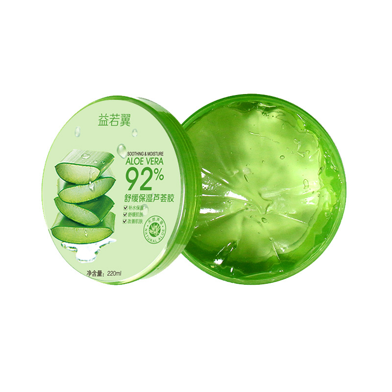 Yi Ruoyi hidratante gel de aloe vera 200g hidratante de gran capacidad verano refrescante gel de aloe vera fábrica al por mayor
