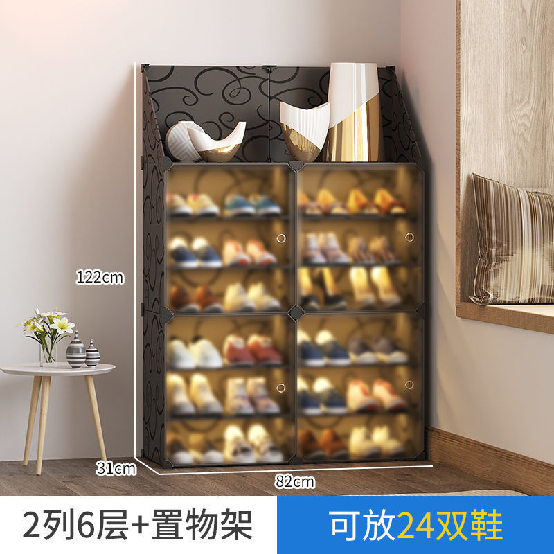 Zapatero entrada a la puerta contra la pared armario de almacenamiento de zapatos armario de zapatos para el hogar resistente y duradero estante de liquidación especial multicapa