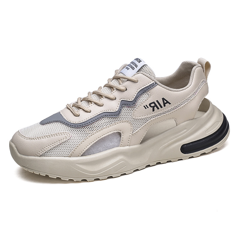 Sandalias de verano para hombres, deportes de ocio, zapatillas de playa antideslizantes, malla de conducción para hombres, arrastre de cabeza transpirable para hombres