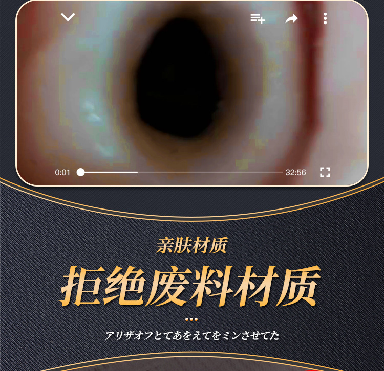 Jiuai Mengmeng Huizi Half-body TPE Male Masturbator with Realistic Butt Mold — detail image 17
