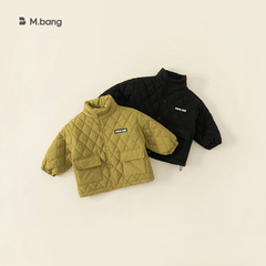 BabyCity Children's Checkered Cotton Jacket for Kids, Unisex Open Cardigan, Thicker Outerwear for Autumn and Winter, DY82046