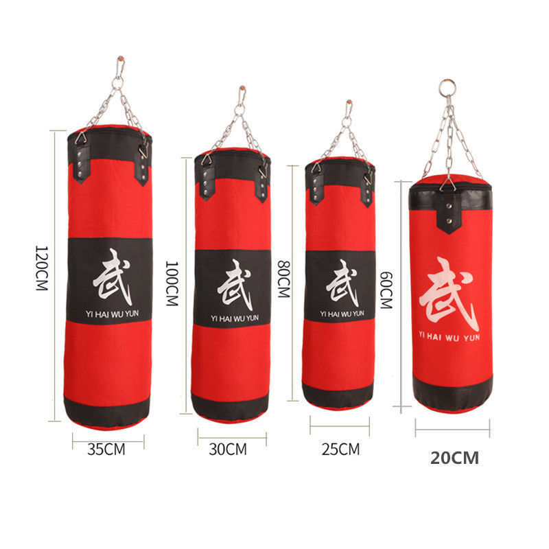 Boxing Sandbag Hanging Type Adult Hollow Sandbag Taekwondo Kidsren's Training Home Fitness Equipment Free Shipping