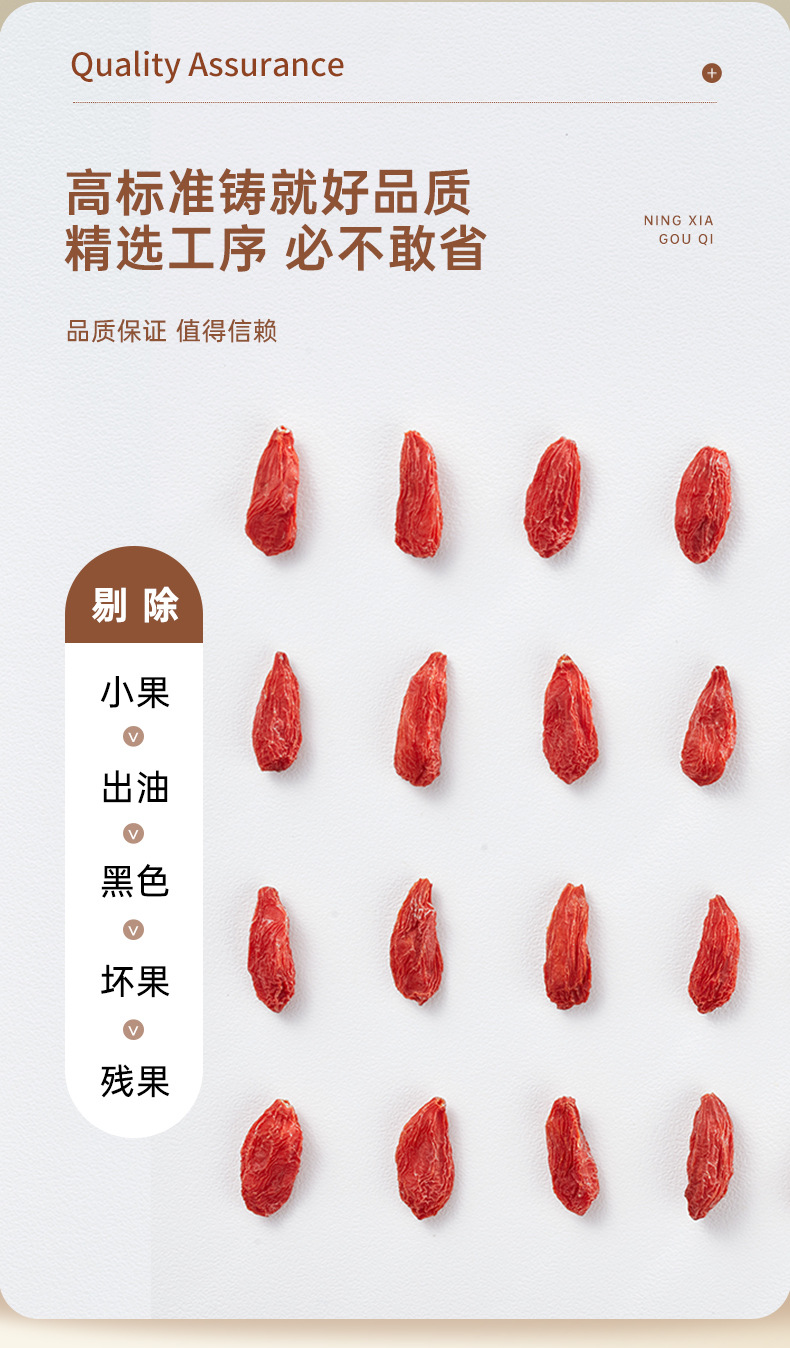 Premium Ningxia Goji Berries 250g Dried Wolfberry Fruit Gou Qi Zi overview
