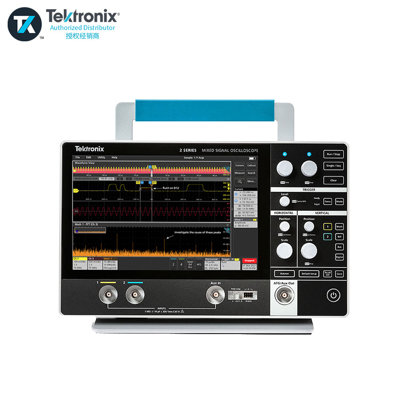 泰克（Tektronix）MSO22 2-BW-200+R3混合信号示波器 双通道 200M