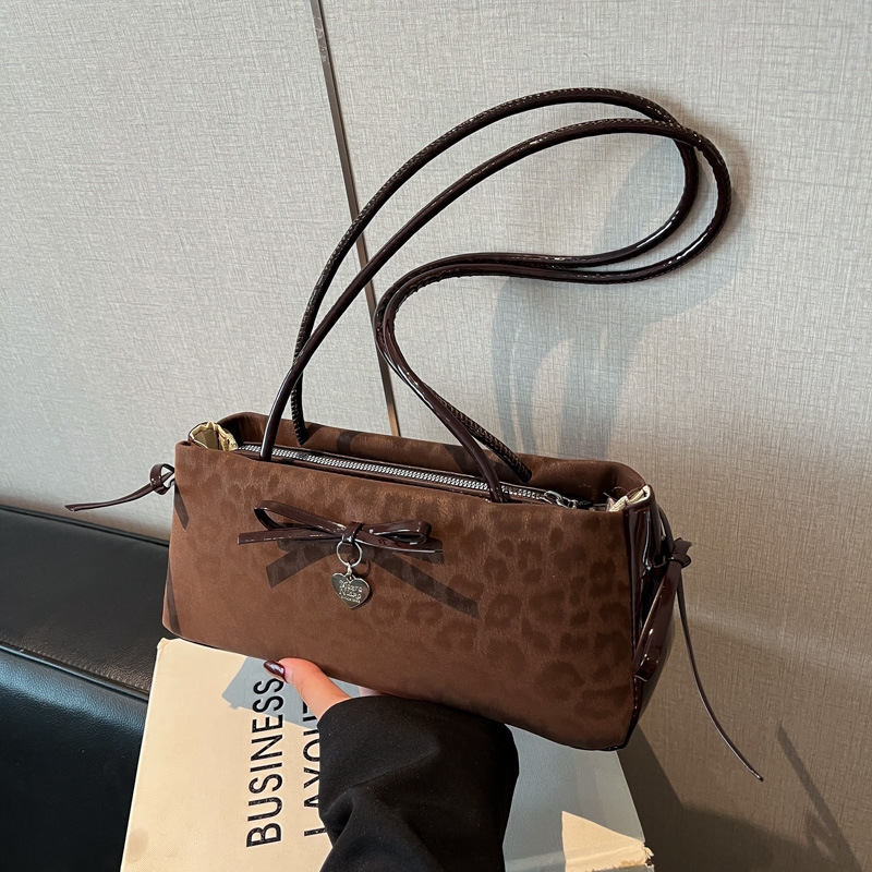 New Cross-Border Bowknot Handbag, Textured Underarm Bag, Women's Shoulder Bag, Casual Crossbody Bag, Commuter Women's Bag