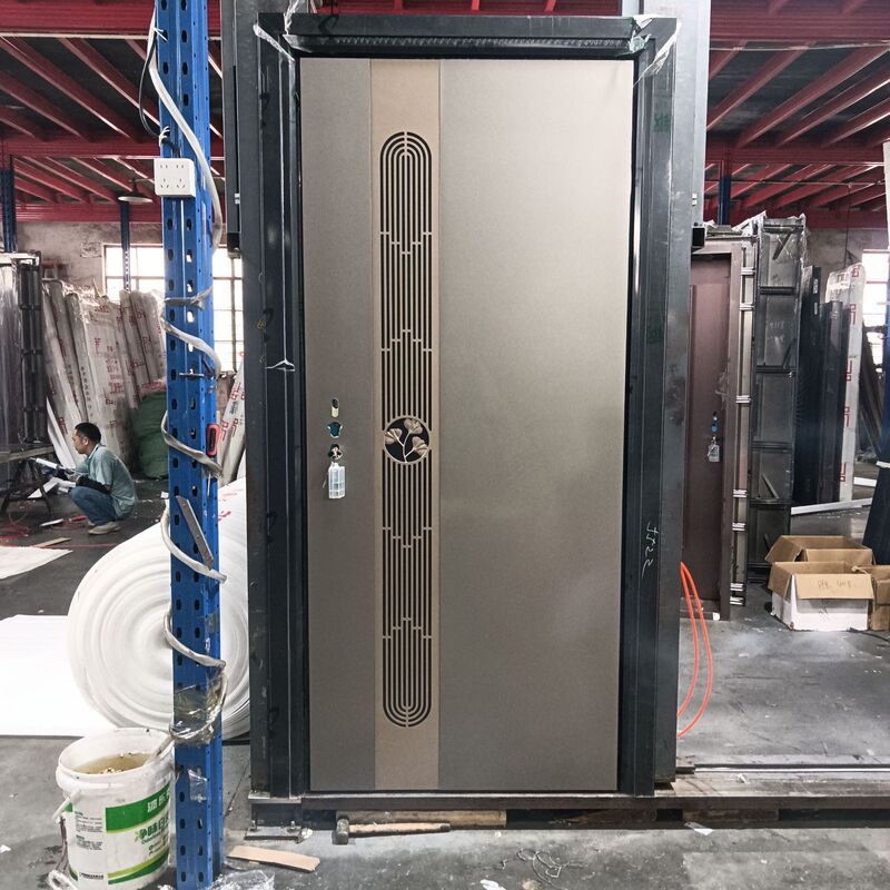 Source Factory 304 Stainless Steel Door-In-Door Entrance Door Anti-Theft Korean-Style Door Modern Simple Upgraded Entry Door