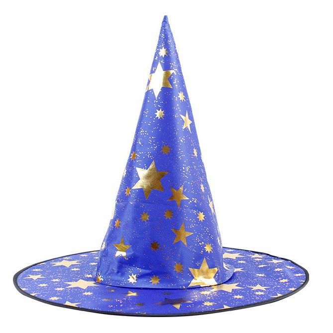 Cross-border COS maquillaje sombrero de baile suministros de Halloween bar decoración vestido sombrero de bruja sombrero mágico de Halloween