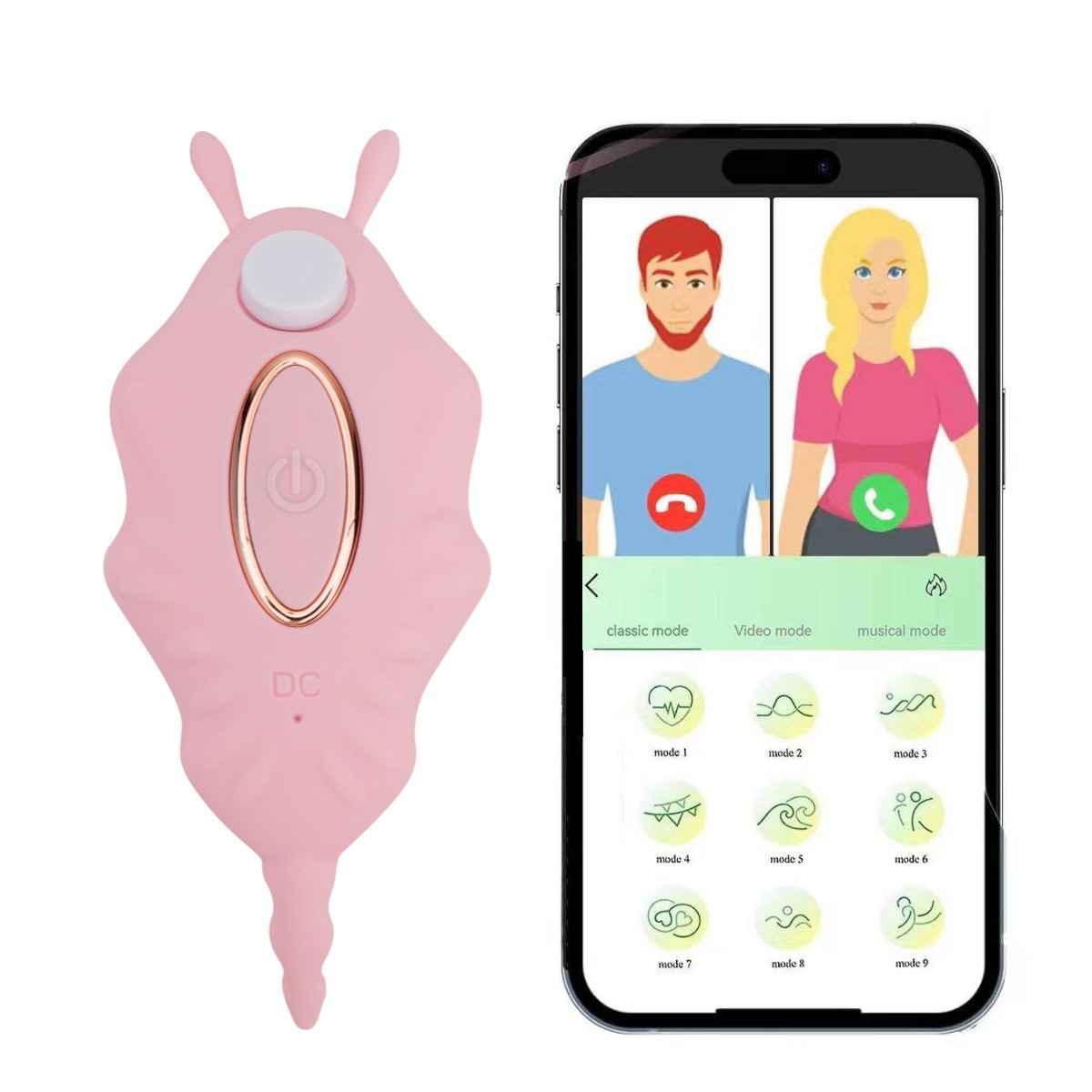 Smart App Remote Control Wearable Vibrator, Discreet Panty Clitoral Massager for Women — detail image 13