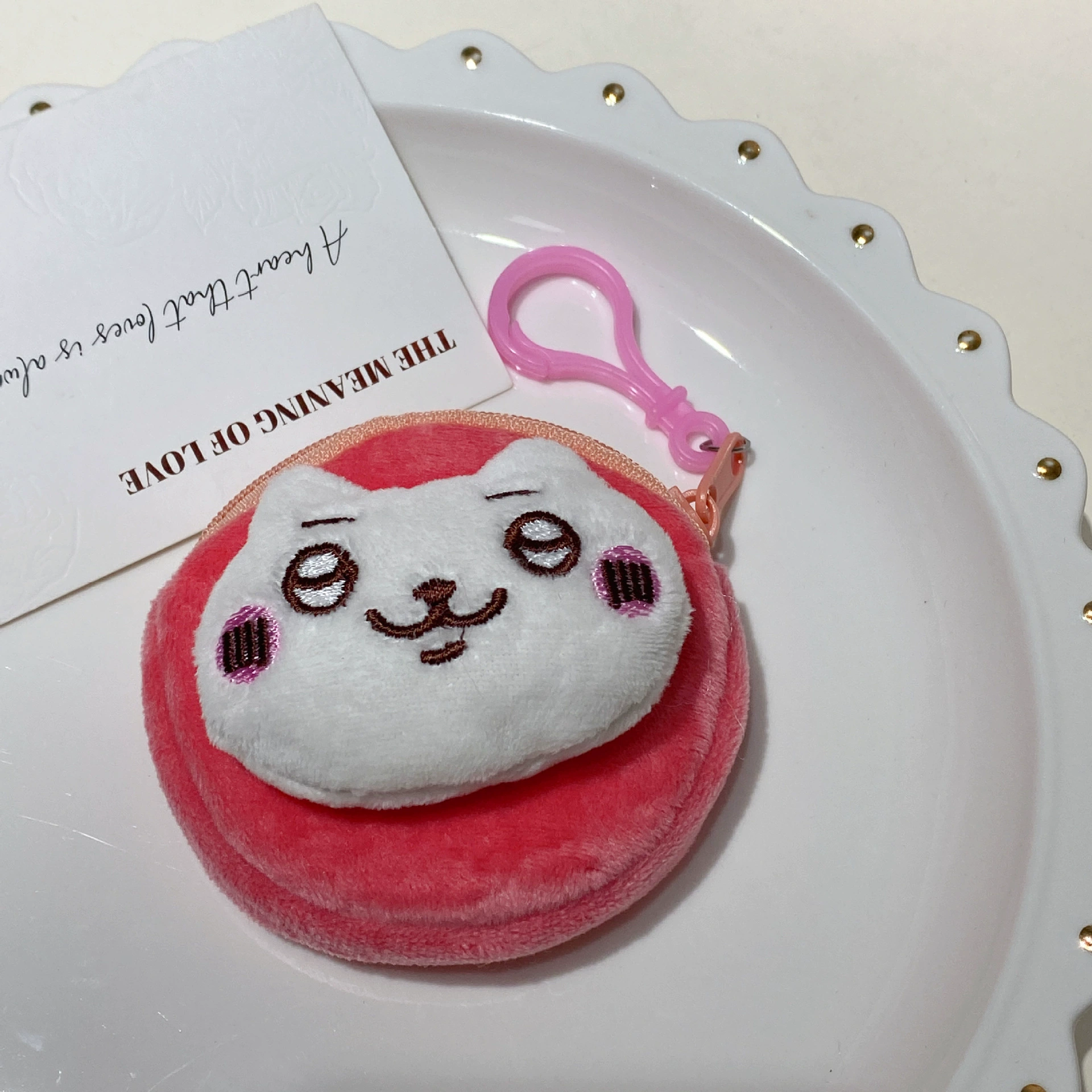 Милайший маленький кошелек, брелок, сумка для ключей, подвеска мультфильм, наушники, органайзер, украшение для сумки, плюш