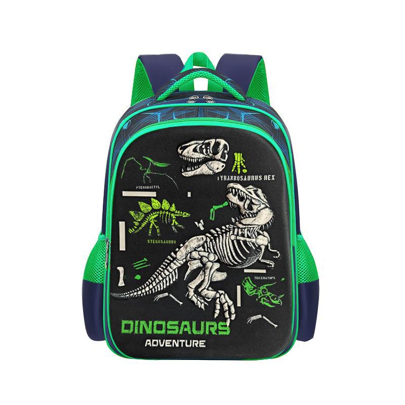 Nueva mochila escolar de dibujos animados mochila escolar 3D para estudiantes de escuela primaria 1-3 grado mochila de tela rabu súper ligera hombro para reducir la carga y proteger la columna