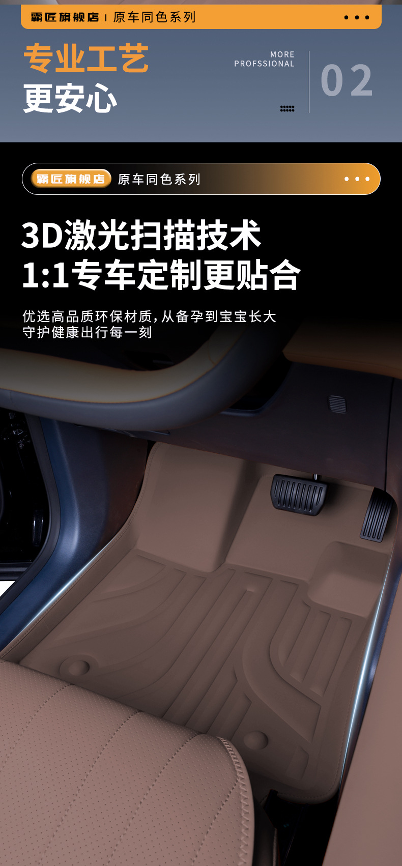 Special hot-pressed floor mats for the Wuling Bingo Pro model, waterproof and dustproof car interior accessories, Bingo Pro floor mats