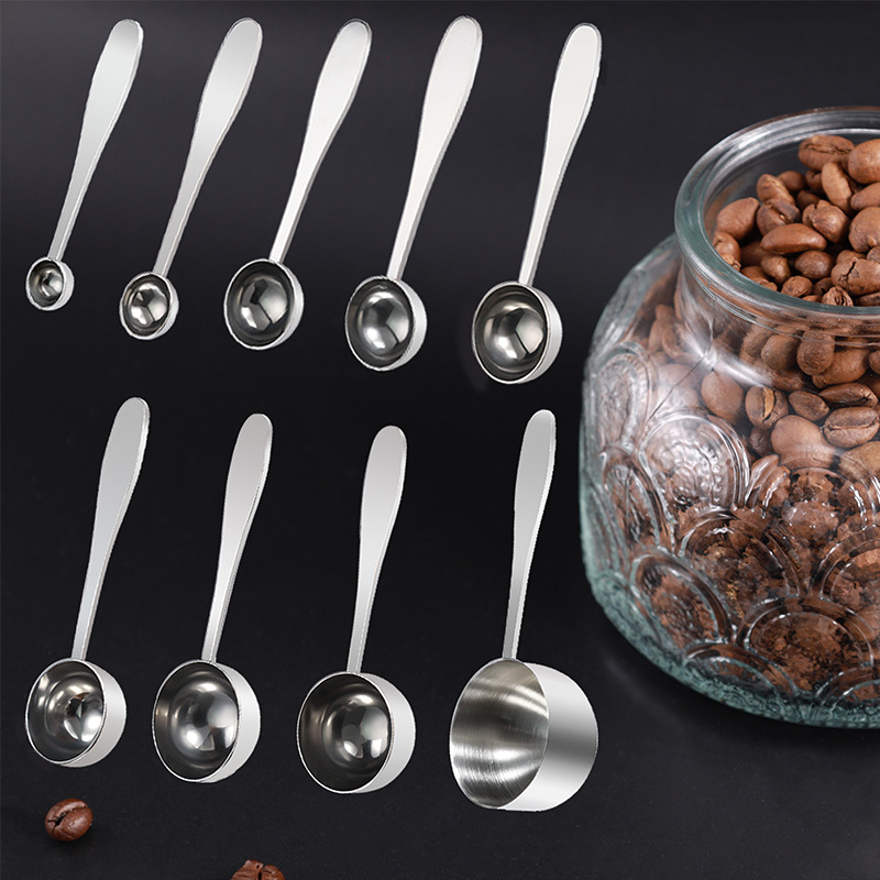 Acero inoxidable café leche té utensilios de cocina cuchara cuantitativa cuchara de polvo cuchara de condimentos herramientas de cocina de horneado cuchara cuantitativa