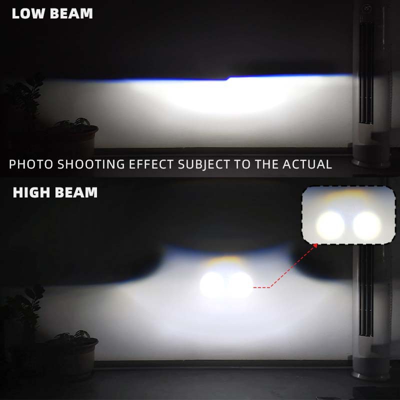 Nuevo doble faro Láser Directo 3 pulgadas lente láser LED de alta potencia 105W lejos y cerca integrado faro delantero del coche