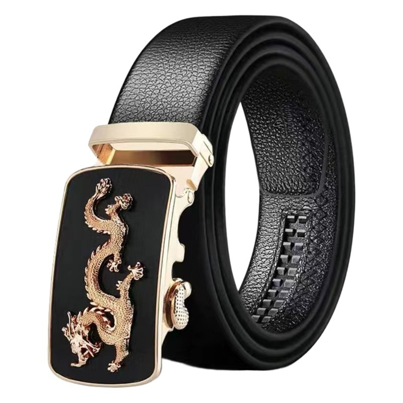 Coche deportivo correa de leopardo cinturón de los hombres de negocios hebilla automática pu cuero moda nueva moda casual jeans cinturón