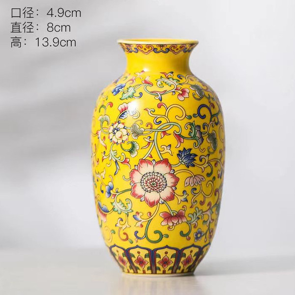 Ceramic retro enamel flower-shaped