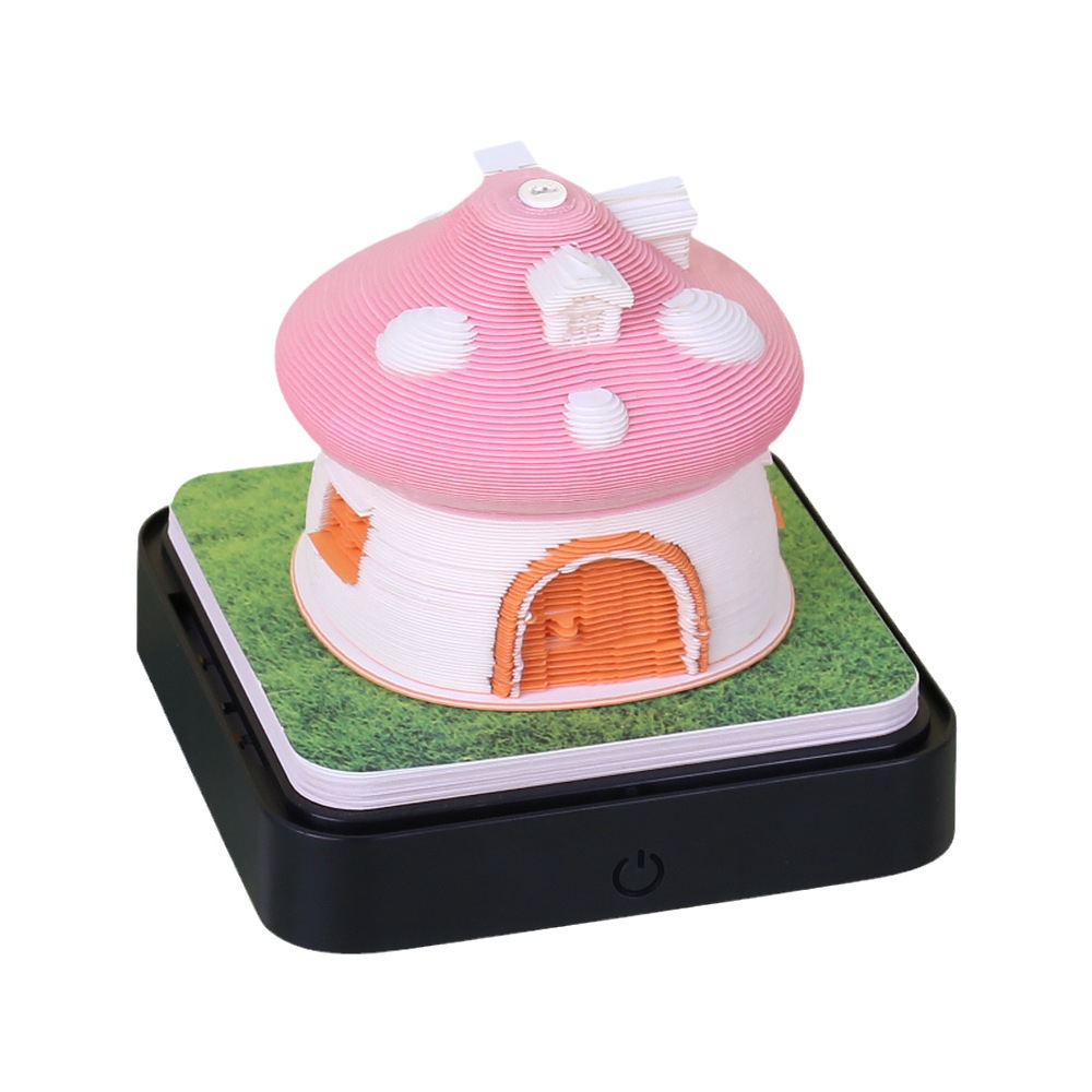 2026 nueva nota adhesiva tridimensional panorámica de la casa del árbol 3D tallado en papel al por mayor transfronterizo decoración de escritorio TK regalo de cumpleaños para hombres y mujeres