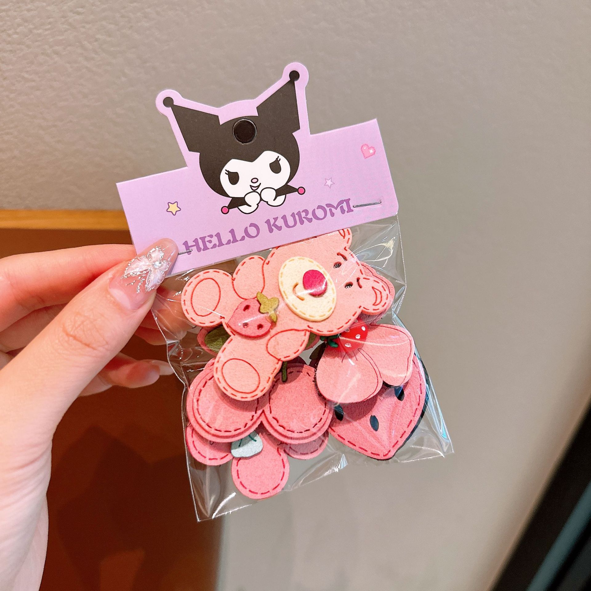 Niños nuevos velcro de dibujos animados para chicas pequeñas pegatinas de cabello para bebés de niñas pequeñas publicaciones de joyas de cabello para niñas Sanliogou