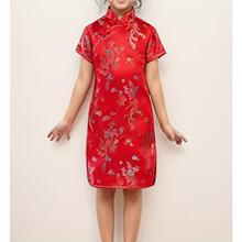 A 74141 Chinese Style Girl Qipao Ůͯ�����̿����ۿ羳��