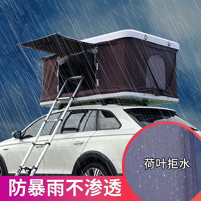 Портативная автомобильная палатка для кемпинга на крышу, с боковой палаткой, водонепроницаемая и защищенная от дождя