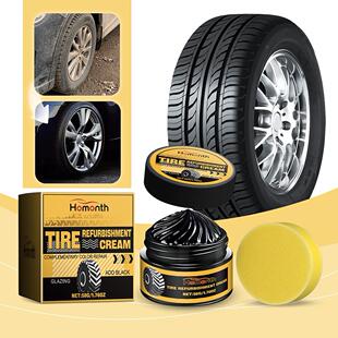 Car Tire Renovation Paste Car Tire Polishing Paste Long-Lasting Long-Lasting Waterproof Anti-Fouling Protection Tire Anti-Aging