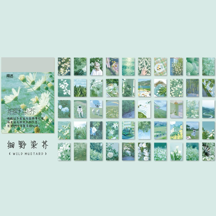 Наклейный набор Inspirations Series — 200/коробка, 800 вариантов, компактный набор 6×4×5 см