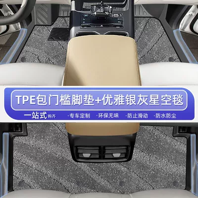 Foot Pad Enclosed 25 2024 | Ayaqaltılar (Kovriklər) - 25-models-byd-song-prodmihigh-end-full-surround-elegant-silver-gray-covered-door-sill-mats-high-end-starry-sky-blanket