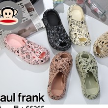 正版大嘴猴女式拖鞋新款夏季鱼嘴鞋EVA高弹橡塑家居凉拖鞋