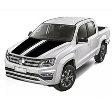 适用于大众皮卡Amarok车头车贴引擎盖改装个性贴纸A1731