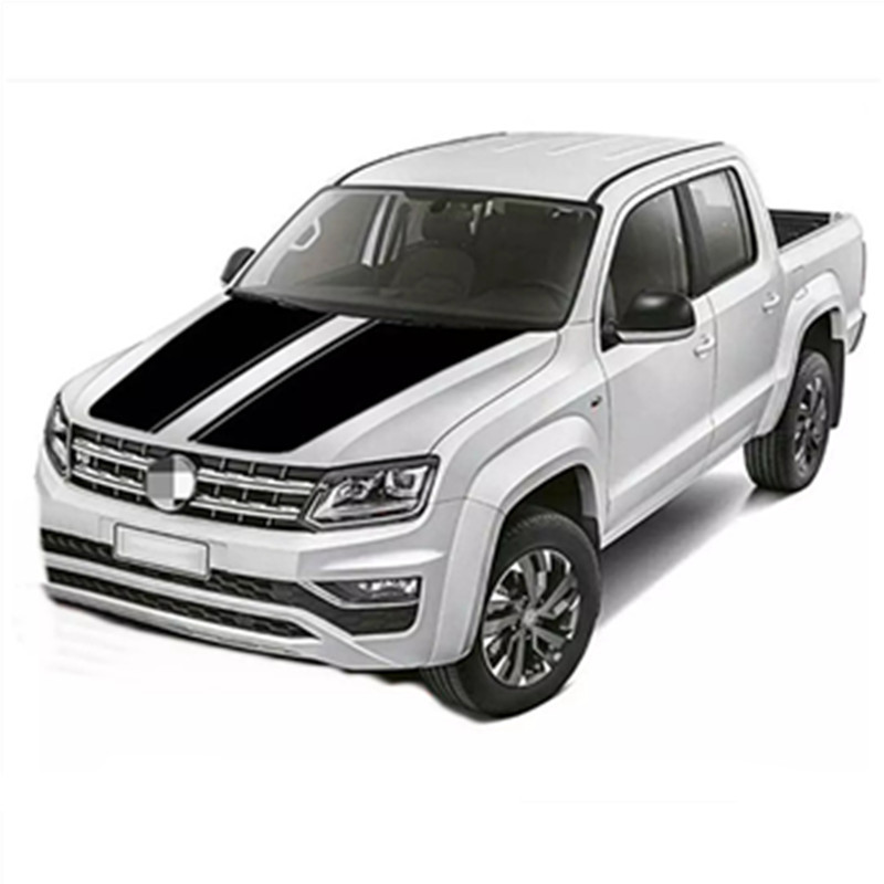 适用于大众皮卡Amarok车头车贴引擎盖改装个性贴纸A1731
