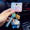 Sanrio, genuine bath foam, trend fashionable keychain, sophisticated key bag for beloved, car keys