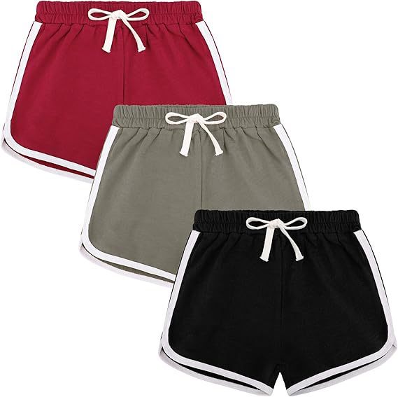 Cross-border New Products Children's Cotton Running Shorts European and American Girls Imitation Drawstring Dolphin Shorts Summer Beach Pants