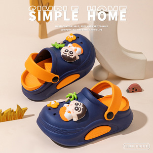 Eva Kidsren's Slippers Popular Hole-In-The-Wall Shoes Kidsren's Summer Home Soft-Soled Non-Slip Baby Summer Slippers New Style