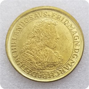 Archaize Crafts 1681 Brass Material German Silver Dollar Commemorative Coins Collection # 1718