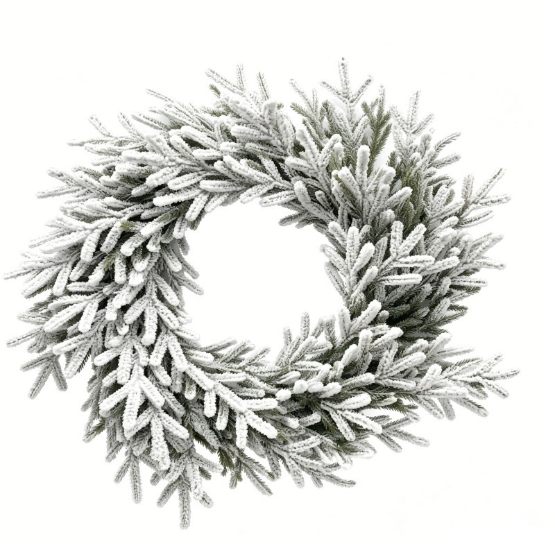 Cross-Border New Snowflake Pine Branch Decoration for Christmas Atmosphere, Creative Artificial Wreath, Dried Flower Door and Window Hanging Ornaments Wholesale Cross-Border New Snowflake Pine Branch Decoration for Christmas Atmosphere, Creative Artificial Wreath, Dried Flower Door and Window Hanging Ornaments Wholesale