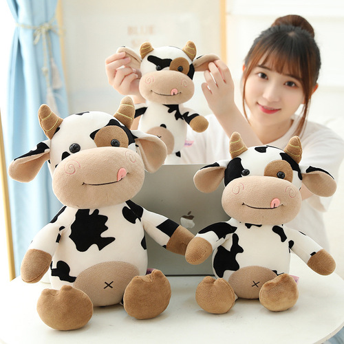 Cute Calf Harby Cow Plush Doll Children's Toy Gift for Girlfriend