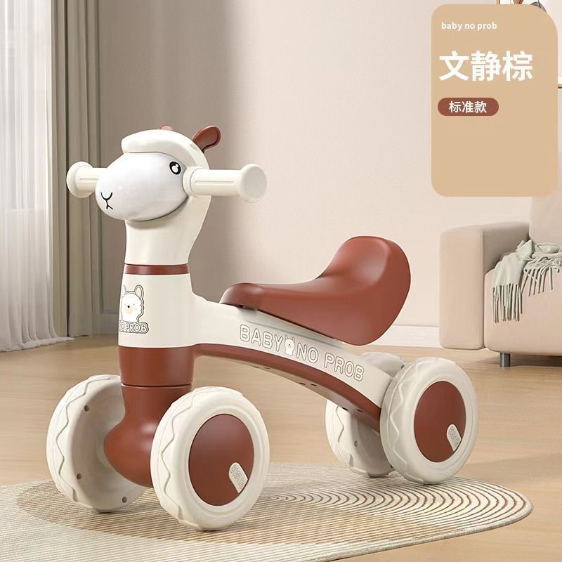 四輪スクーター子供用スクーターバランスカー赤ちゃん 1-3 歳スクーター四輪車のおもちゃ赤ちゃん幼児|undefined