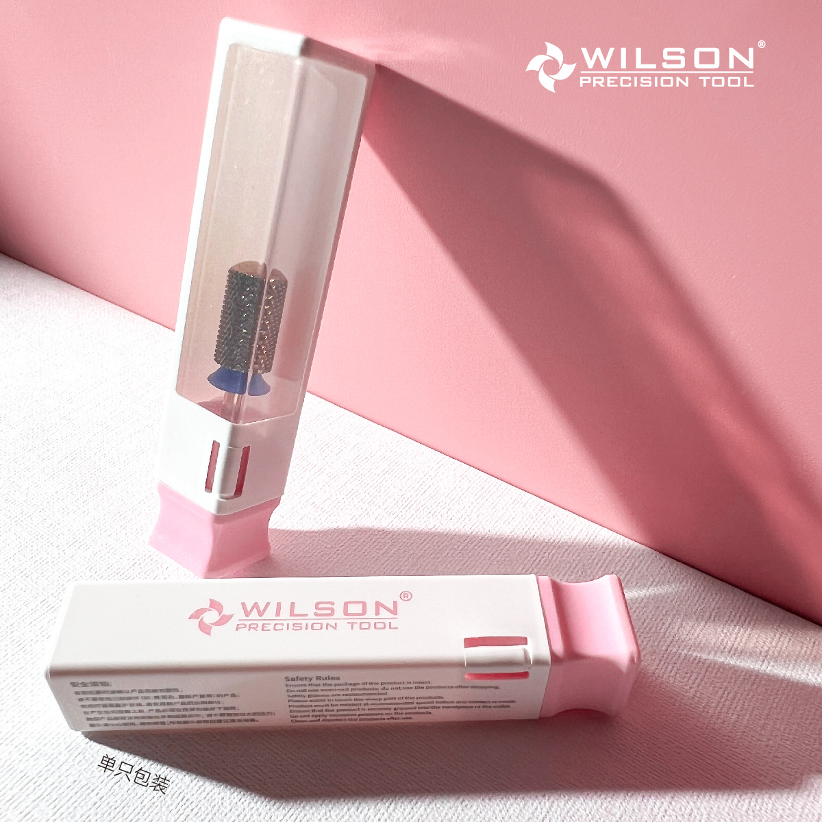 Cabezal de pulido de uñas Huiershun Cabezal de antorcha recto Cabezal de pulido cónico Herramienta de esmalte de uñas de uñas Cabezal de pulido de aleación