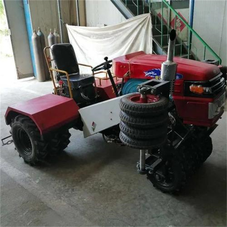 Auto-propulsión prensa de trigo nuevo tipo prensa de cultivos compactor de campo de trigo pequeño