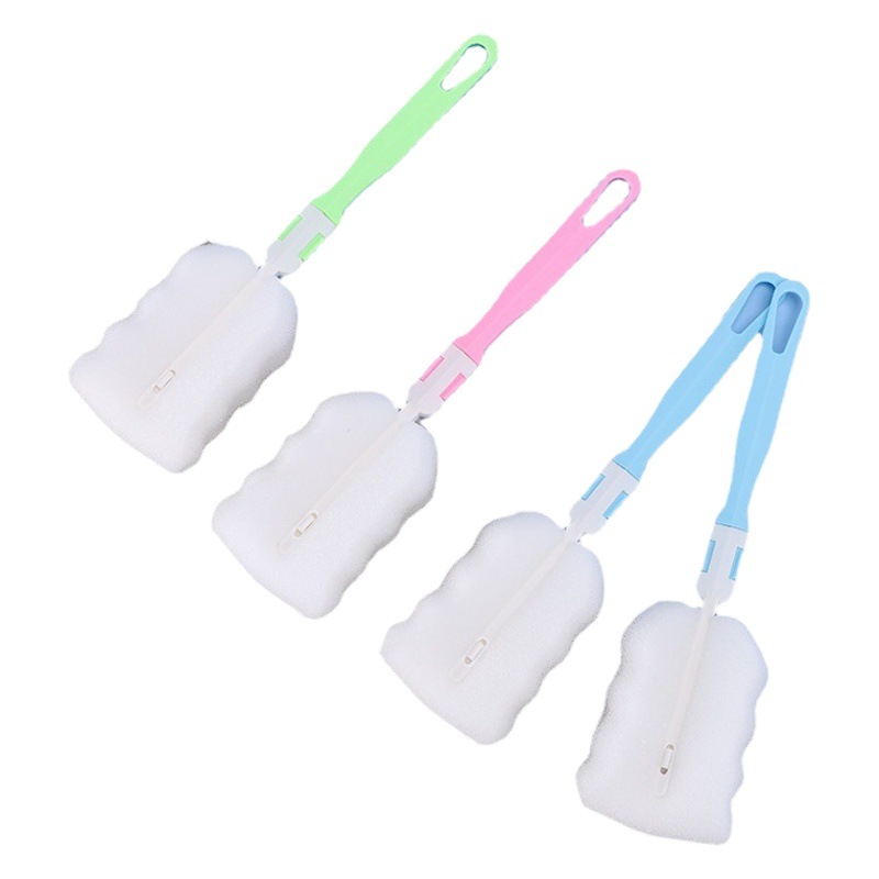 New Sponge Cleaning Cup Brush Detachable Thermos Cup Brush Bottle Brush Cup Cleaning Brush Individually Packaged