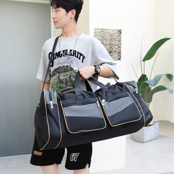 Portable Large Capacity Sports Bag New Travel Bag Portable Yoga Fitness Bag Boarding Bag Accommodation Storage Bag